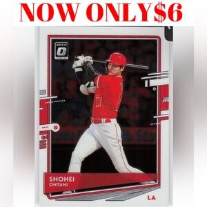 Shohei Ohtani 2020 Donruss Optic MLB Baseball Card